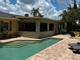 block lanai construction